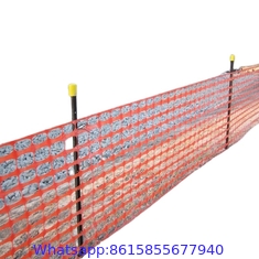 China factory orange safety fence barrier mesh of road warning barrier