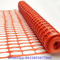 China Factory Orange HDPE Plastic Safety Warning Net Barrier Mesh Fence