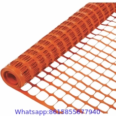 100GSM Orange Safety Fence Tensile Plastic Mesh For Construction Barrier Warning Fence Netting