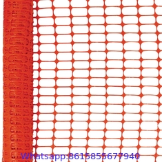 White snow fence plastic safety fence construction net mesh orange safety fence