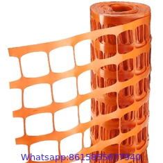 Green / Orange Durable Plastic Safety Snow Fence for Fencing