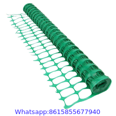 Green / Orange Durable Plastic Safety Snow Fence for Fencing