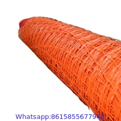 Plastic safety fence mesh net orange barrier fence/ HDPE construction safety netting/ Snow guard warning barrier garden