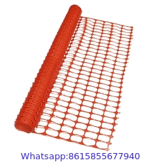 Plastic safety fence mesh net orange barrier fence/ HDPE construction safety netting/ Snow guard warning barrier garden