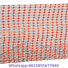 Plastic safety fence mesh net orange barrier fence/ HDPE construction safety netting/ Snow guard warning barrier garden