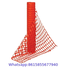 Orange Plastic snow fence/orange warning safety barrier fence/orange plastic safety fence