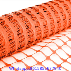 Plastic safety fence mesh net orange barrier fence/ HDPE construction safety netting/ Snow guard warning barrier garden