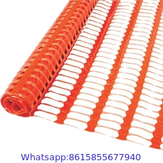 Portable Plastic Construction Temporary Security Orange Safety Warning Barrier Mesh Fence