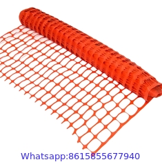 Portable Plastic Construction Temporary Orange plastic Safety Barrier Fence snow fence