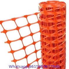 Portable Plastic Construction Temporary Orange plastic Safety Barrier Fence snow fence