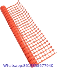 Portable Plastic Construction Temporary Orange plastic Safety Barrier Fence snow fence