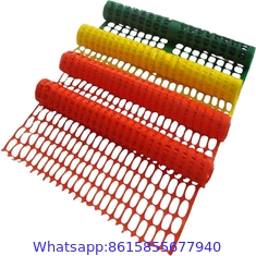 1x50m Plastic mesh safety orange snow fence traffic safety barrier warning mesh