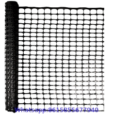 1x50m Plastic mesh safety orange snow fence traffic safety barrier warning mesh
