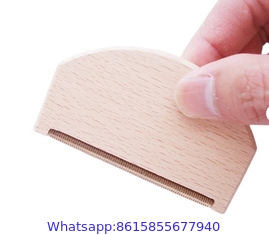 clothes care Sweater Comb Cashmere Comb Professional Fashion Fine Golden Teeth Wooden Cashmere Comb