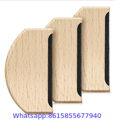 clothes care Sweater Comb Cashmere Comb Professional Fashion Fine Golden Teeth Wooden Cashmere Comb