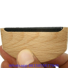 Factory Wholesale Custom Logo Sweater Comb Pilling Removing Wooden Cashmere Comb