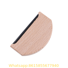 Wholesale Custom Natural color Wood Clothes Wool comb, Cashmere comb, lint comb