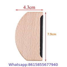 Amazon Hot Sale Wholesale Custom Logo Wooden Beechwood Natural beech wood sweater fabric cashmere comb wholesale