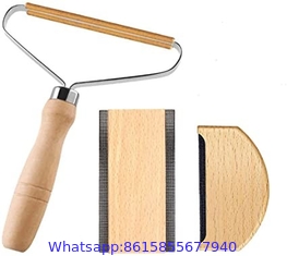 Cleaning Pilling Remove Wholesale custom logo wooden cashmere comb wool comb friendly pilling comb