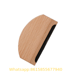 Cleaning Pilling Remove Wholesale custom logo wooden cashmere comb wool comb friendly pilling comb
