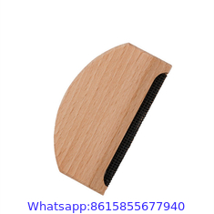 Cleaning Pilling Remove Wholesale custom logo wooden cashmere comb wool comb friendly pilling comb