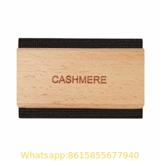 Cleaning Pilling Remove Wholesale custom logo wooden cashmere comb wool comb friendly pilling comb