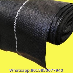 Landscape Black Grass Cloth Weed Barrier Anti Grass Weed Control Mat landscaped garden