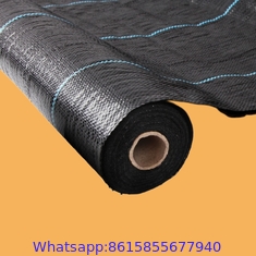 Landscape Black Spunbond Non Woven Ground Cover Vegetable Garden Weed Barrier Anti Uv Fabric Weed Mat