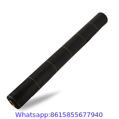 100% PP woven PP PE black weed mat anti-grass cloth ground cover for garden