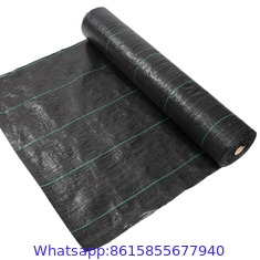 UV Treated Agriculture Garden Landscape Weed Barrier PP Woven Geotextile Fabric Anti Aging Weed Control Mat Ground Cover