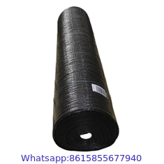 PP plastic black Apple orchard ground cover woven fabric anti weed mat