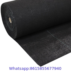 PP plastic black Apple orchard ground cover woven fabric anti weed mat