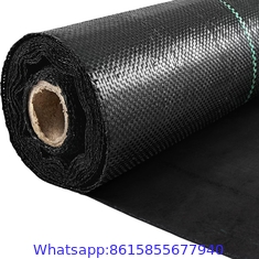 PP plastic black Apple orchard ground cover woven fabric anti weed mat