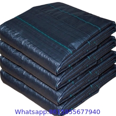 PP plastic black Apple orchard ground cover woven fabric anti weed mat