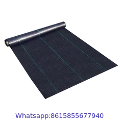 nonwoven anti weed mat Black Film polypropylene material Agriculture Farming weed barrier block fabric