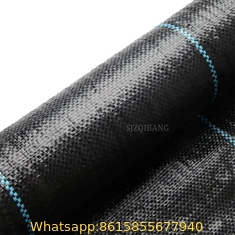 Garden ecological weed control cloth black environmental protection ldpe plastic film scrap non-woven weed heavy duty