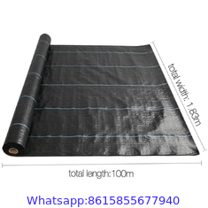 Garden ecological weed control cloth black environmental protection ldpe plastic film scrap non-woven weed heavy duty