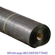 Factory Supply PP Woven Weed Control Mat / Ground Cover Mesh Fabric / Agricultural Black Plastic Ground Cover