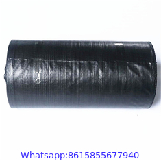 Factory Supply PP Woven Weed Control Mat / Ground Cover Mesh Fabric / Agricultural Black Plastic Ground Cover