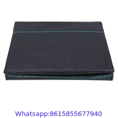 3.2oz Weed Control Fabric 3x100ft, 3x300ft, 6x100ft, 6x300ft, 12x150ft PP Woven Weed Mat for Garden Farm Anti Grass Mat