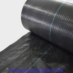 3.2oz Weed Control Fabric 3x100ft, 3x300ft, 6x100ft, 6x300ft, 12x150ft PP Woven Weed Mat for Garden Farm Anti Grass Mat