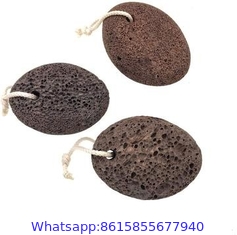 Brown Color foot scrubber Volcanic Pumice Stone With Private LOGO Kraft box