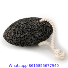 Brown Color foot scrubber Volcanic Pumice Stone With Private LOGO Kraft box