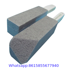 Scouring Stick with Short Handle Pumice Stick Cleaner Pumice Stick Cleaner Pumice Stone for Removing Toilet Bowl Ring Po