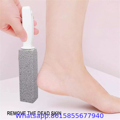 Pumice Stone For Toilet With Handle Brush Stick For Cleaning Bath Bowl Stain Remover Glass Porcelain Pool Tile