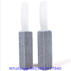 Pumice Stone For Toilet With Handle Brush Stick For Cleaning Bath Bowl Stain Remover Glass Porcelain Pool Tile