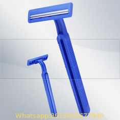 twin blade plastic disposable straight shaving razor blade shaver