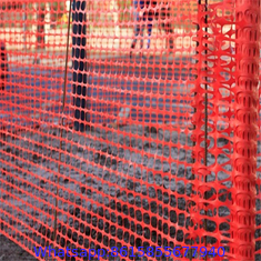 orange plastic safety fence/ plastic warning net/ plastic warning barrier