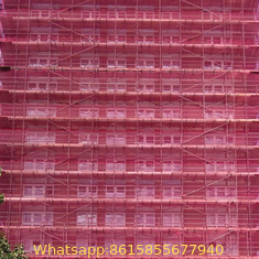 Orange HDPE FR Building Safety Debris Netting