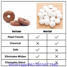 Cedar Wood Moth Protection Balls Non-Toxic Moth Repellent Clothes cedar